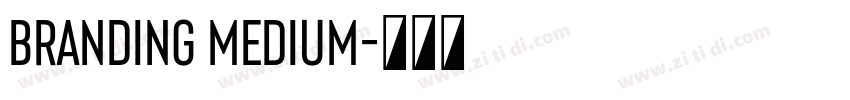 Branding Medium字体转换 Branding Medium字体转换